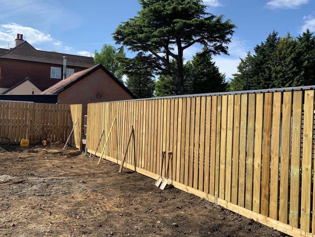 This is a photo of Bespoke custom fencing installed by Fast Fix Fencing Tonbridge