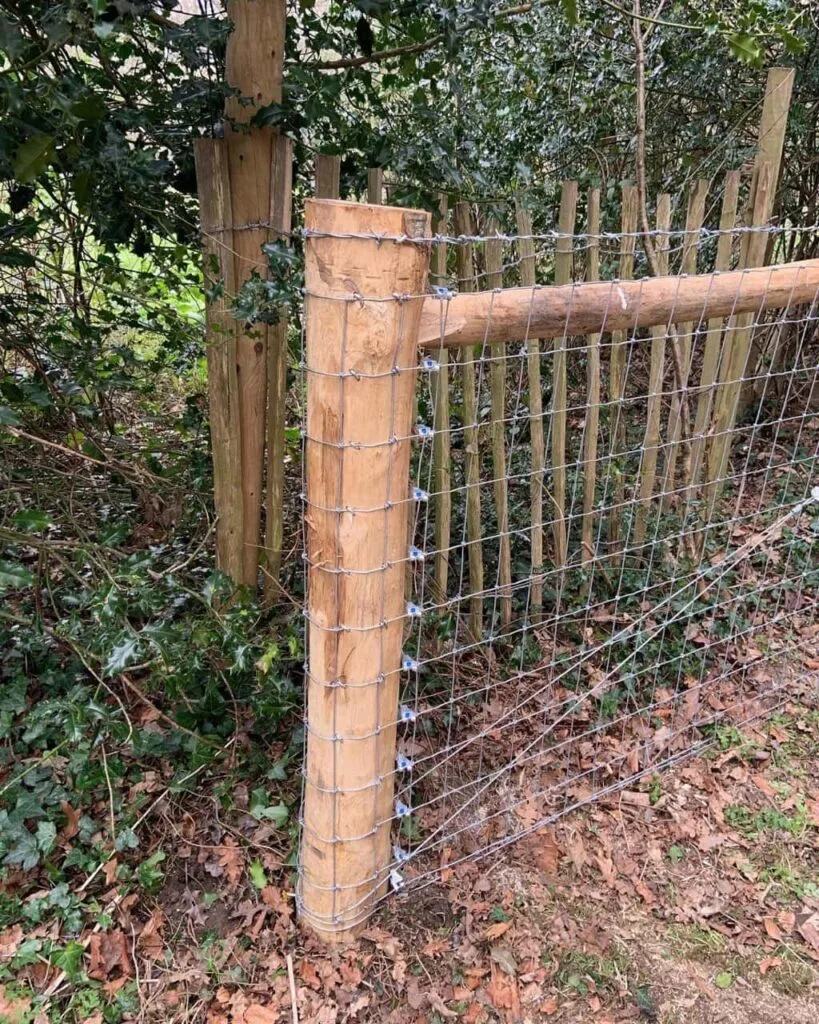 This is a photo of stock fencing installed by Fast Fix Fencing Tonbridge